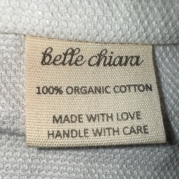 Girl’s 12 Belle Chiara coquette ruffled Natural raffia straw vest Easter Spring - Picture 8 of 10